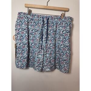 Faherty Shorelite Lined Swim Trunk 7" LOS-SEAFOAM BEACH BLOSSOM XL $98 MSRP NWT